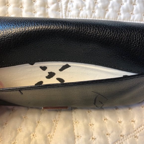 Kate Spade ♠️ Black Leather Wallet Wristlet - Picture 8 of 8